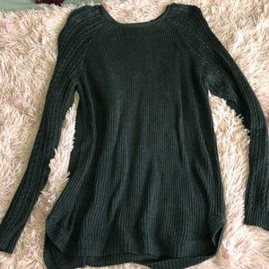 Long Gray Sweater